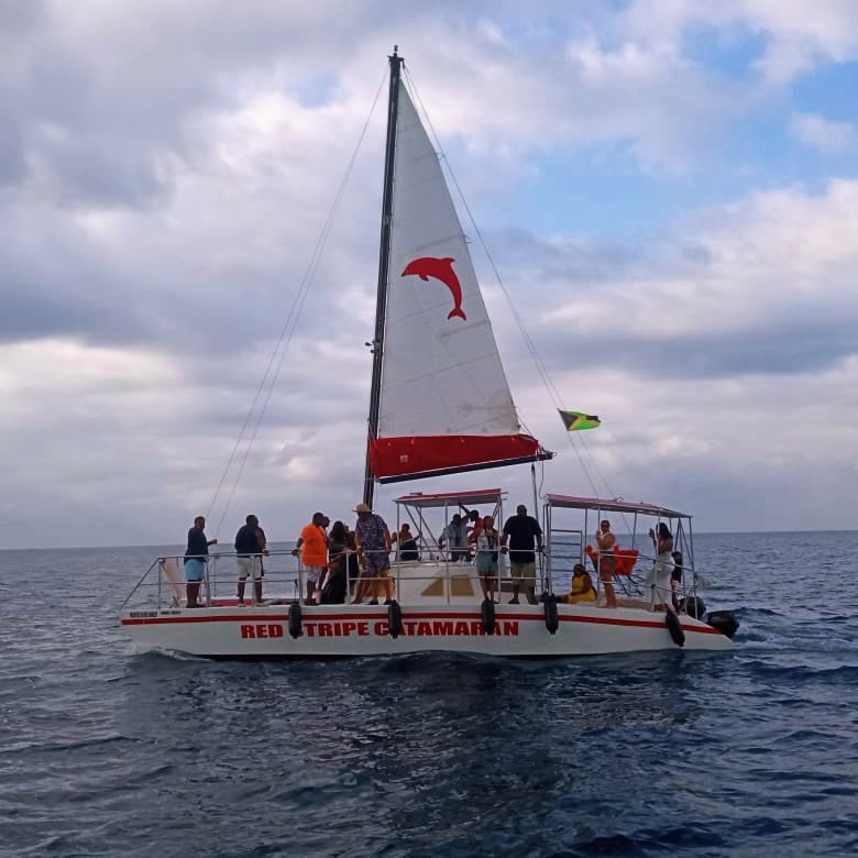 Yamon Red Stripe Catamaran Negril Jamaica