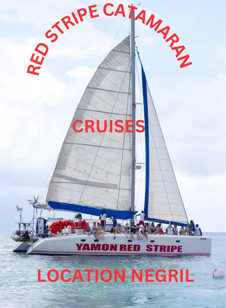 Yamon Red Stripe Catamaran Negril Jamaica